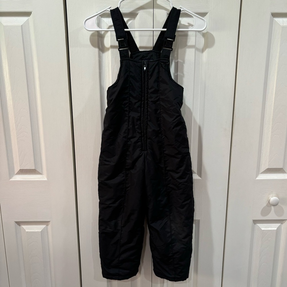 SONOMA Kid’s Unisex Waterproof Snow Overalls Snow Pants - black, size M (5/6)